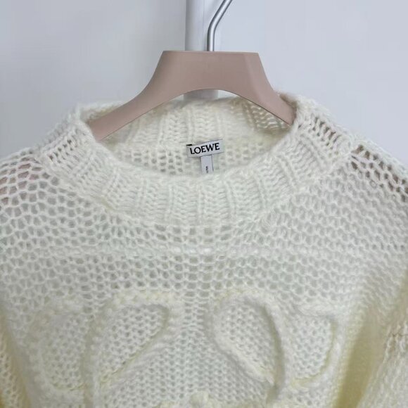 Loewe Anagram Relaxed-Fit Mohair-Blend Jumper - Picture 10 of 15